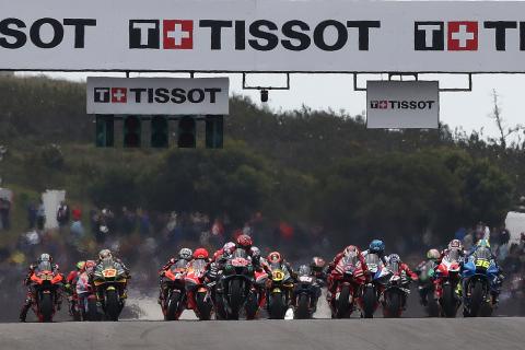 Start, MotoGP race, Portuguese MotoGP. 24 April