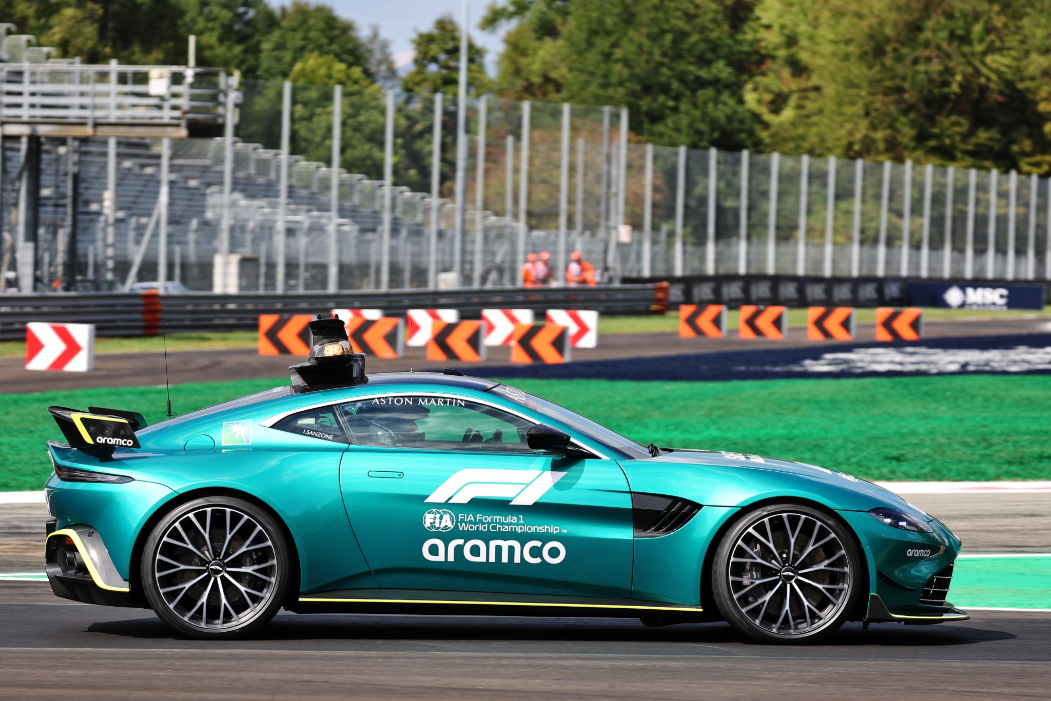 Aston Martin FIA Safety Car. Formula 1 World Championship, Rd 16, Italian Grand Prix, Monza, Italy, Preparation Day.-