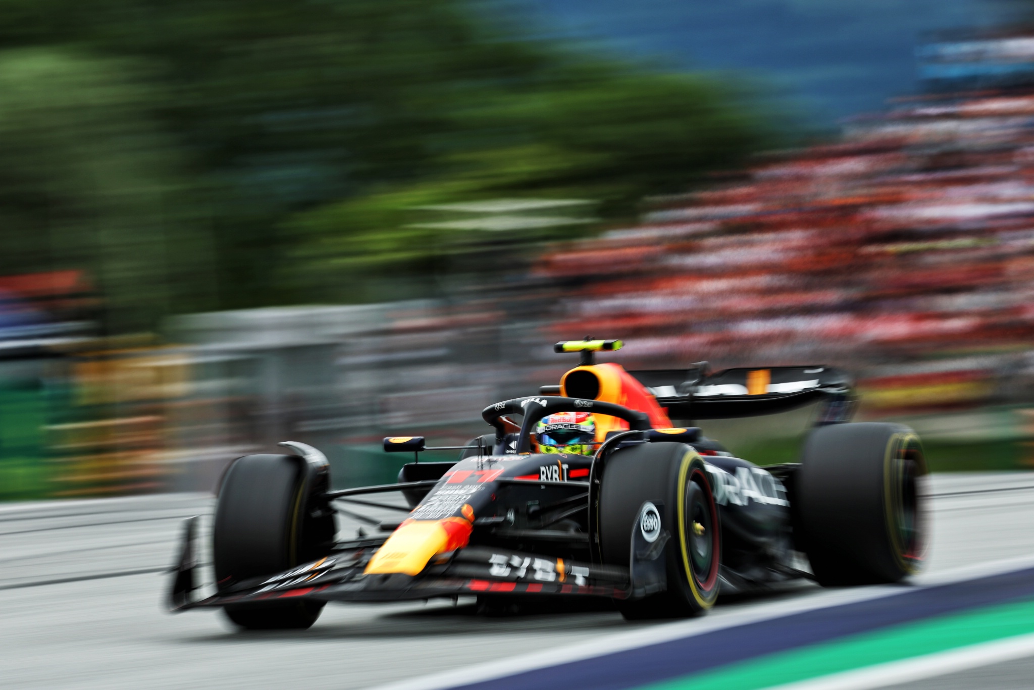 Sergio Perez (MEX) Red Bull Racing RB19. Formula 1 World Championship, Rd 10, Austrian Grand Prix, Spielberg, Austria,