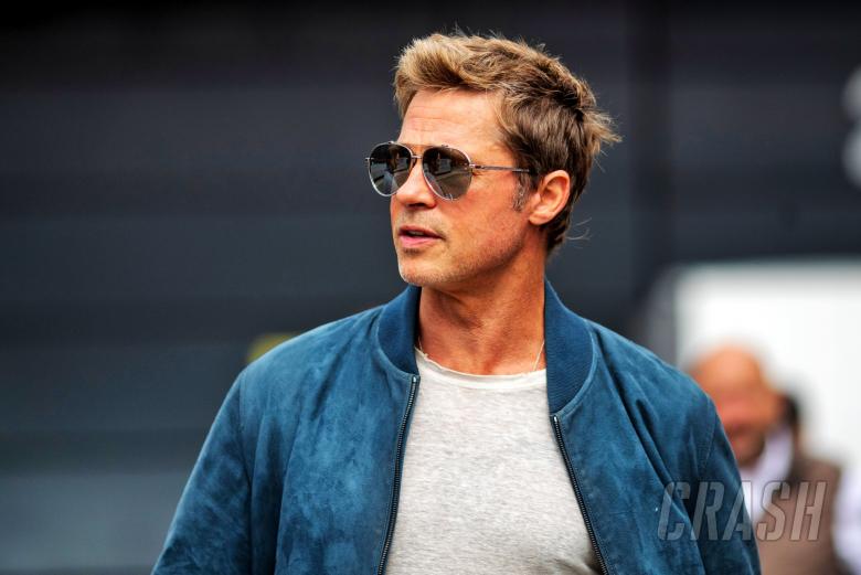 Brad Pitt (USA) Actor. Formula 1 World Championship, Rd 11, British Grand Prix, Silverstone, England, Preparation Day.
-