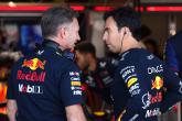 (L to R): Christian Horner (GBR) Red Bull Racing Team Principal with Sergio Perez (MEX) Red Bull Racing. Formula 1 World