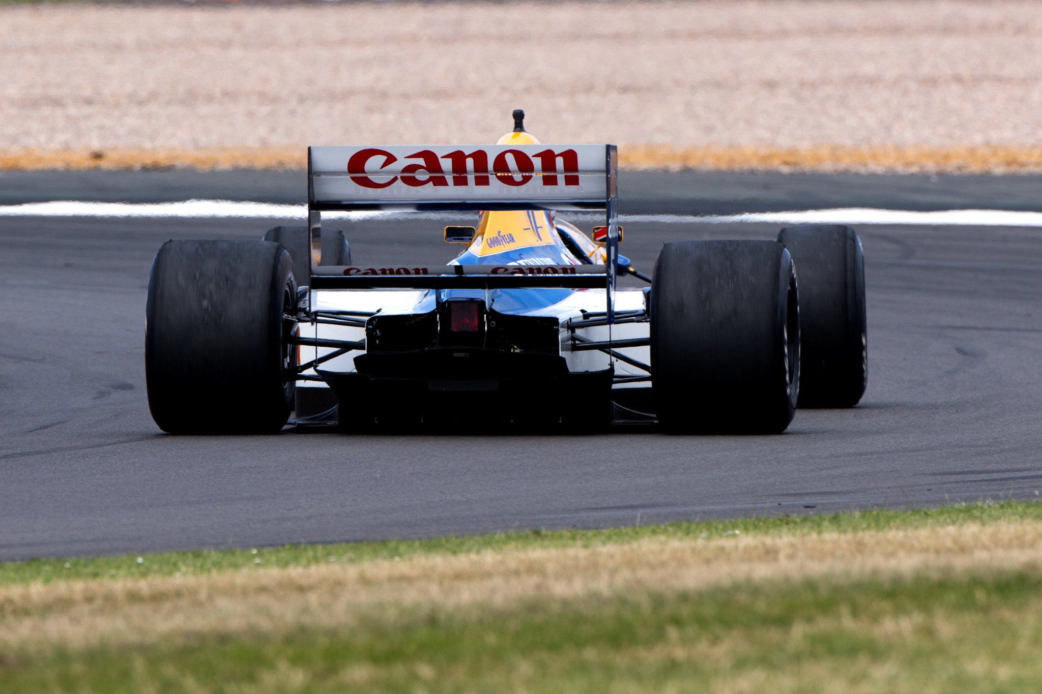 Jenson Button (GBR) Sky Sports F1 Presenter / Williams Racing Senior Advisor drives the 1992 Williams FW14B. Formula 1
